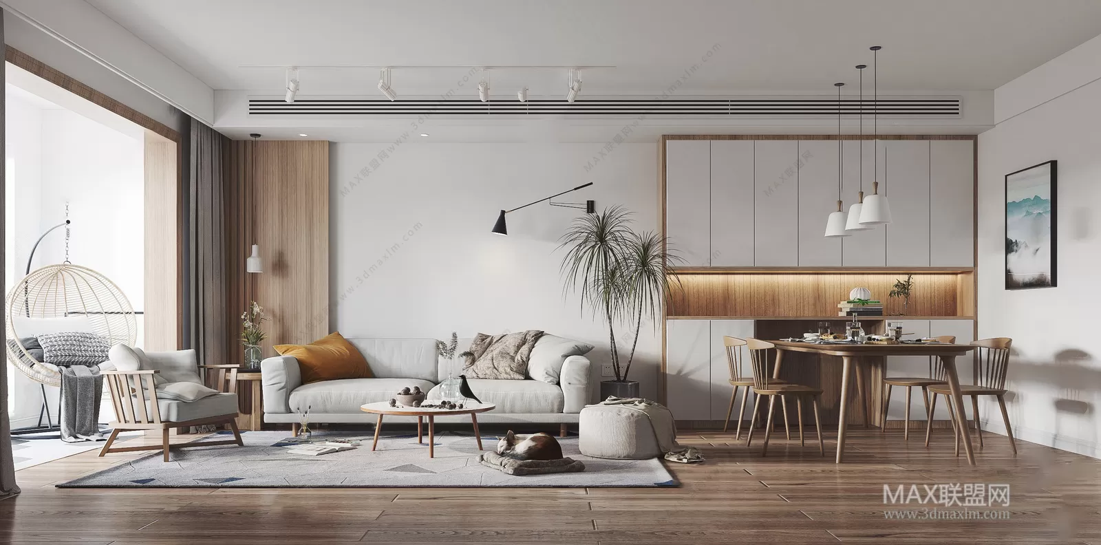 Apartment – Interior Design – Nordic Design – 001