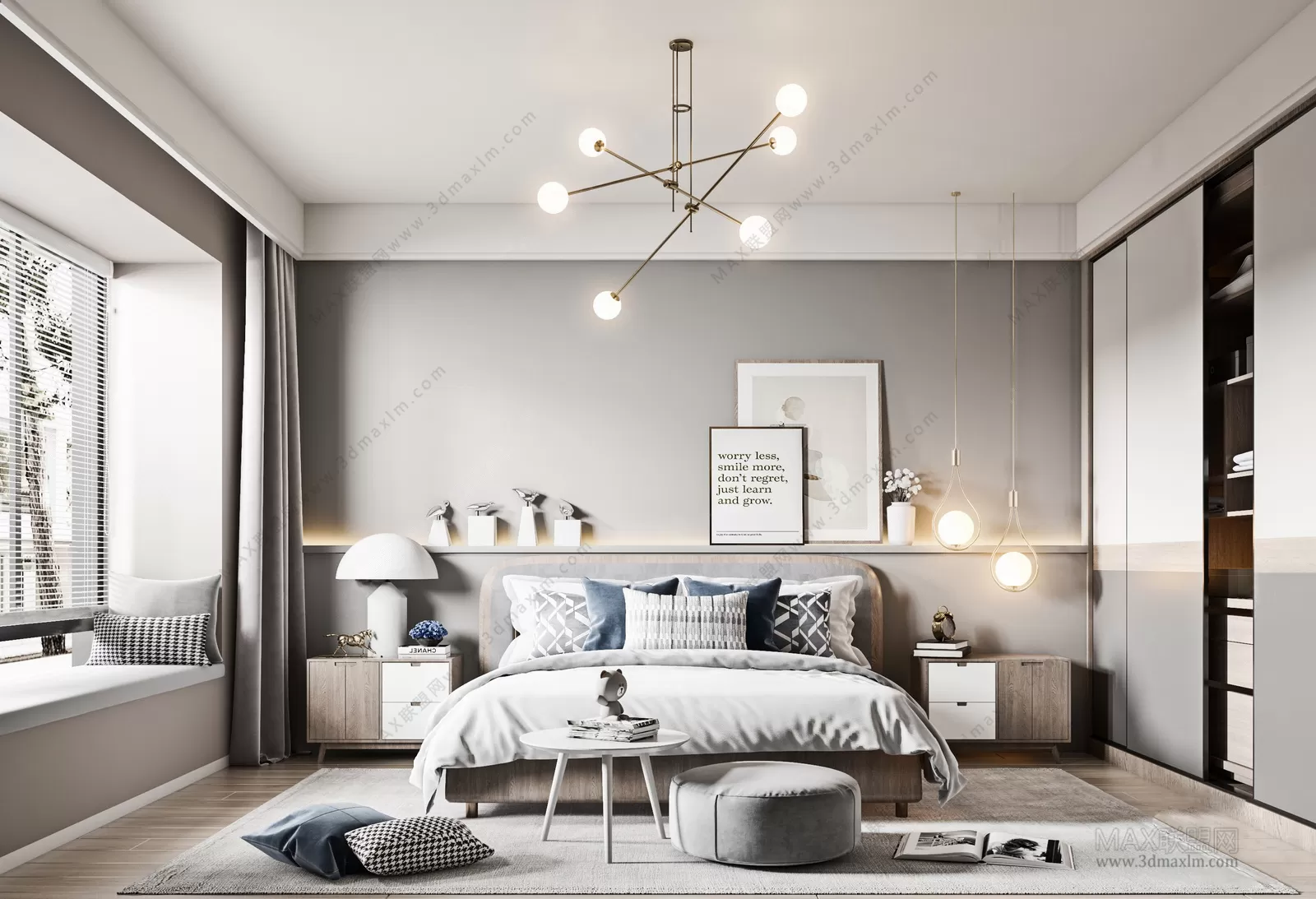 Bedroom – Interior Design – Nordic Design – 001