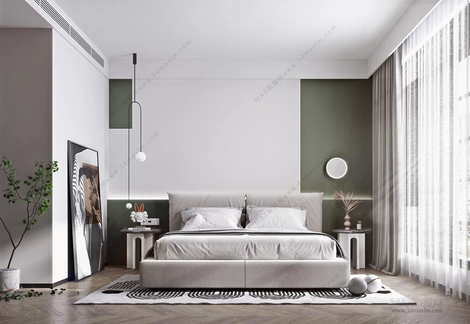 Bedroom – Interior Design – Nordic Design – 004