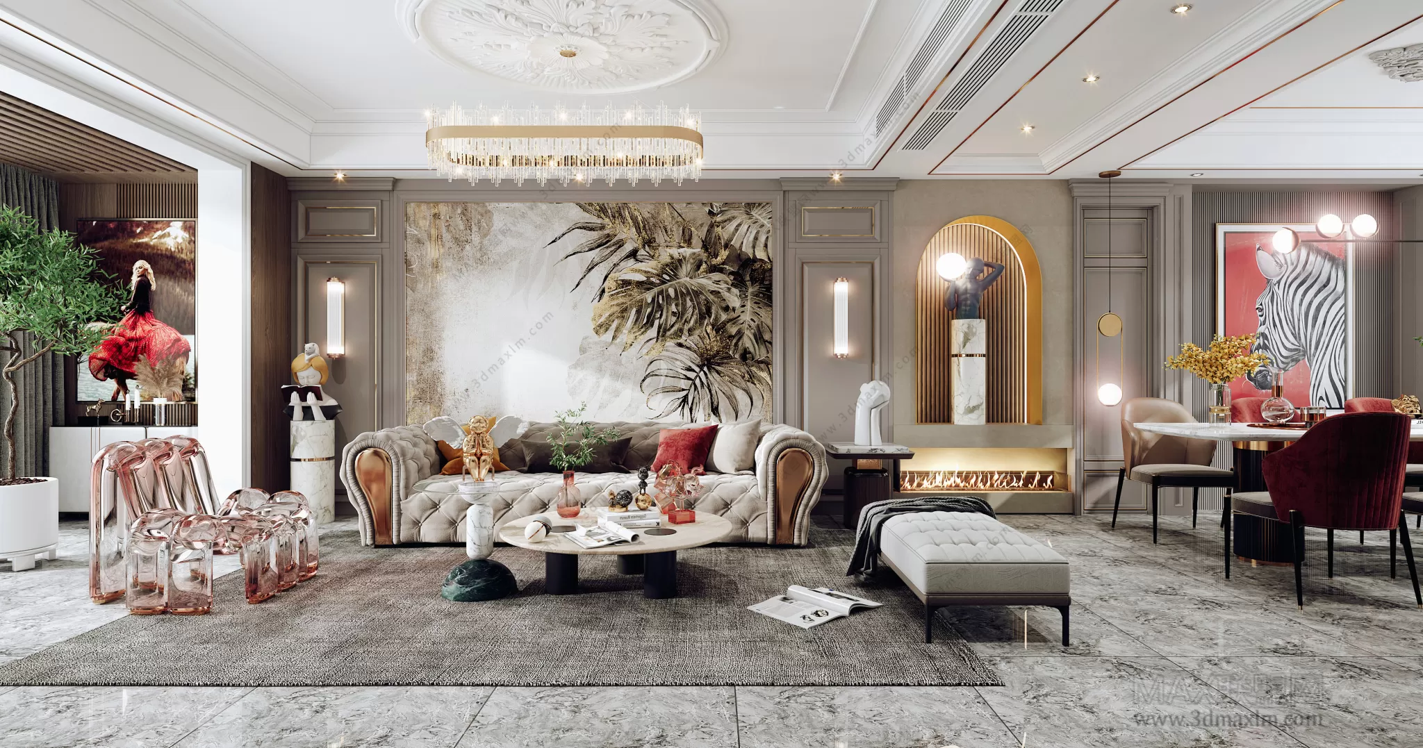 Living Room – Interior Design – European Design – 004