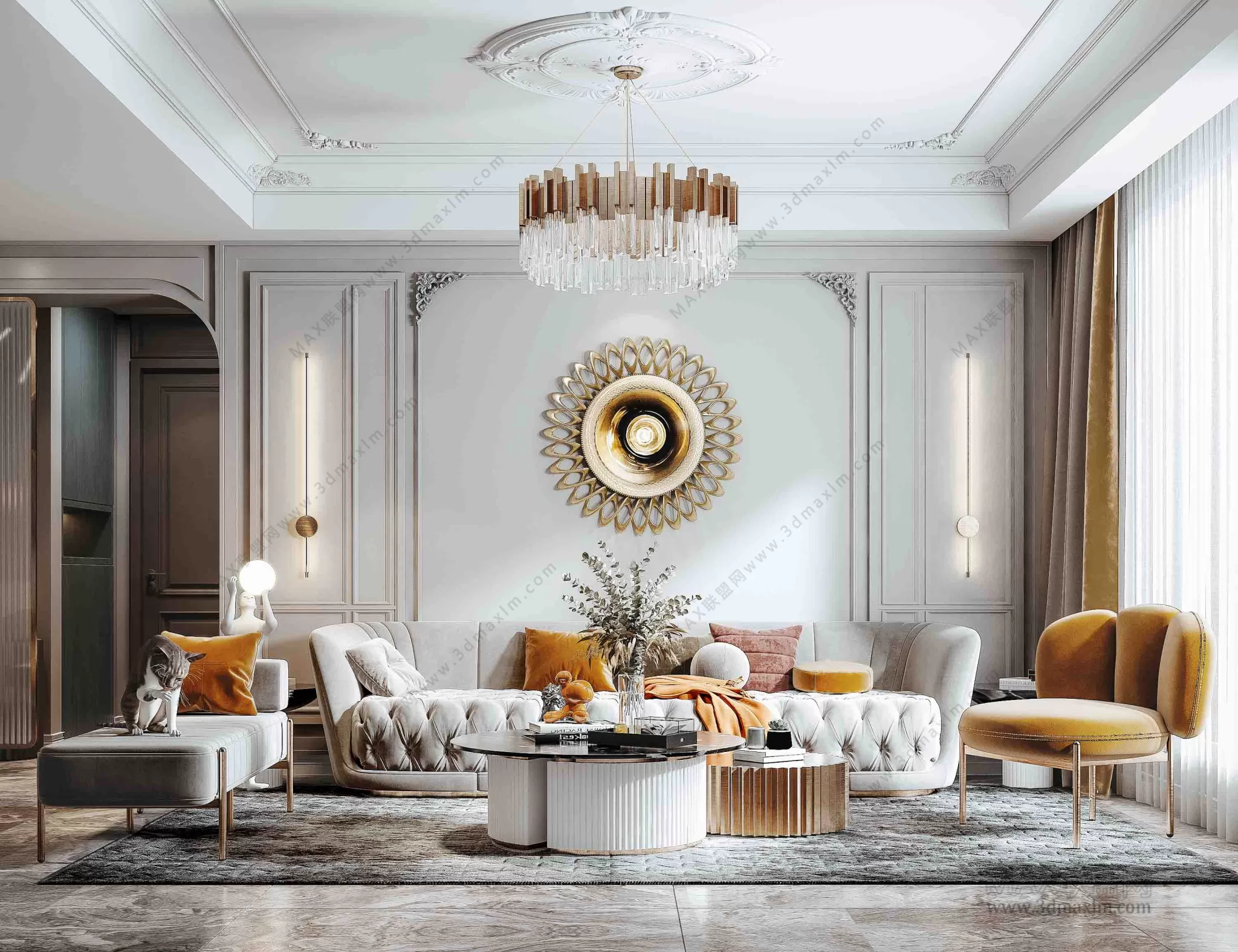 Living Room – Interior Design – European Design – 007