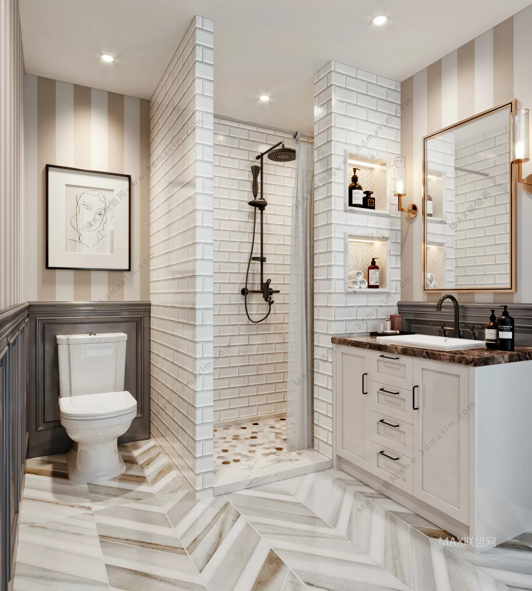 Bathroom – Interior Design – Modern Design – 017