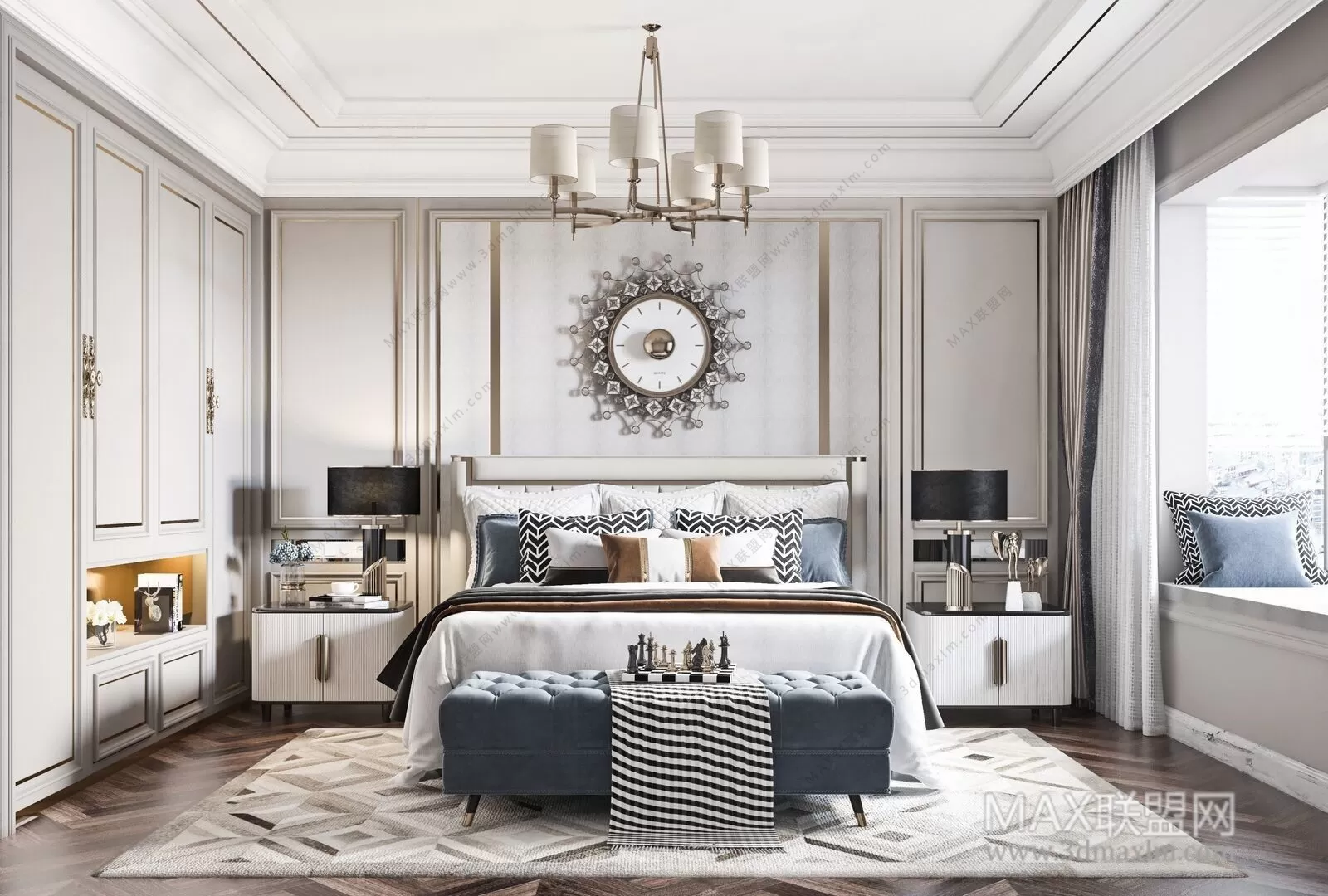 Bedroom – Interior Design – American Design – 003