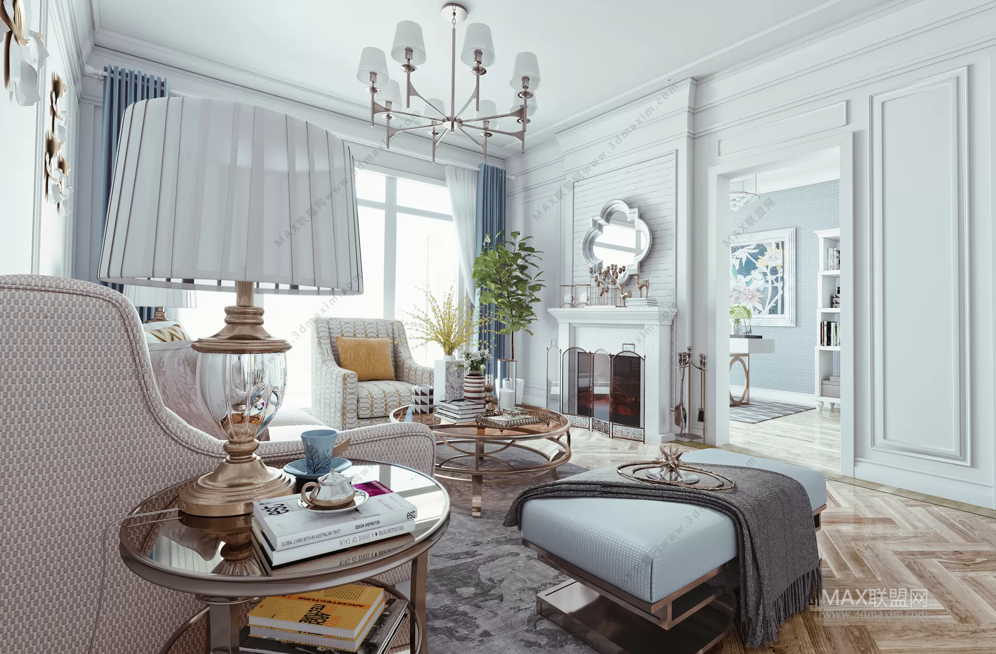 Livingroom – Interior Design – American Design – 001