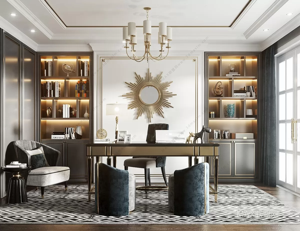 Home Office – Interior Design – American Design – 002