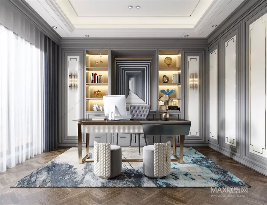 Home Office – Interior Design – American Design – 004