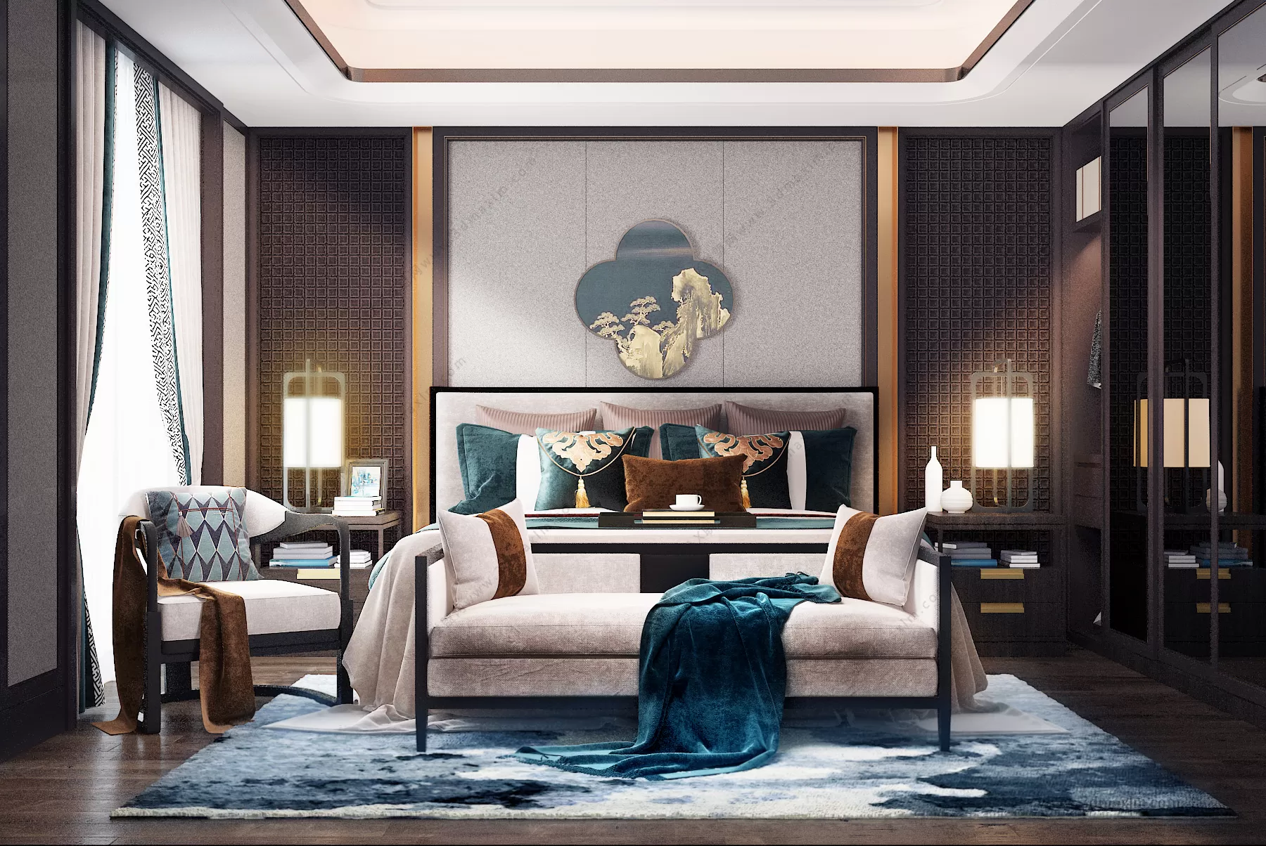 Bedroom – Interior Design – Chinese Design – 001