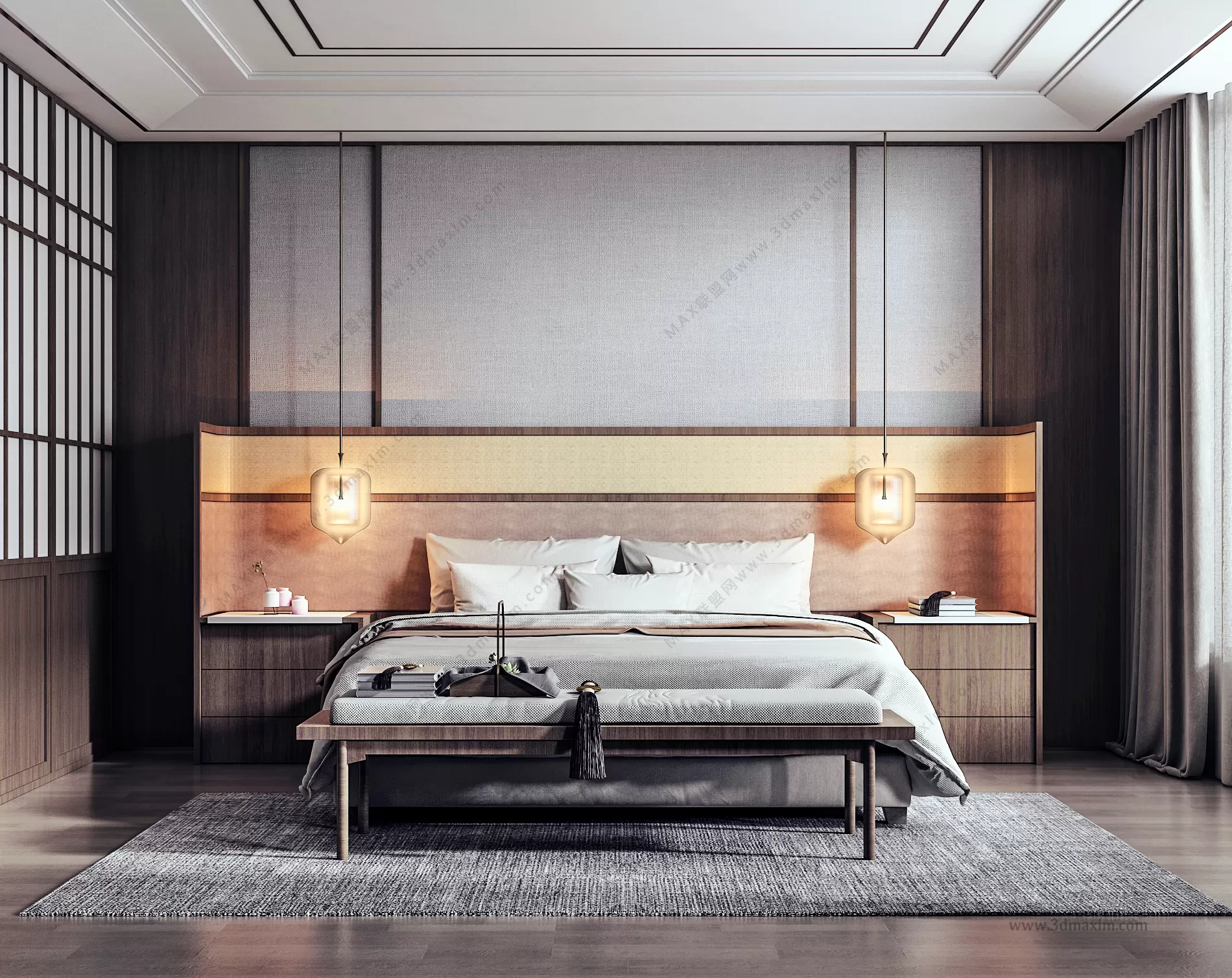 Bedroom – Interior Design – Chinese Design – 002