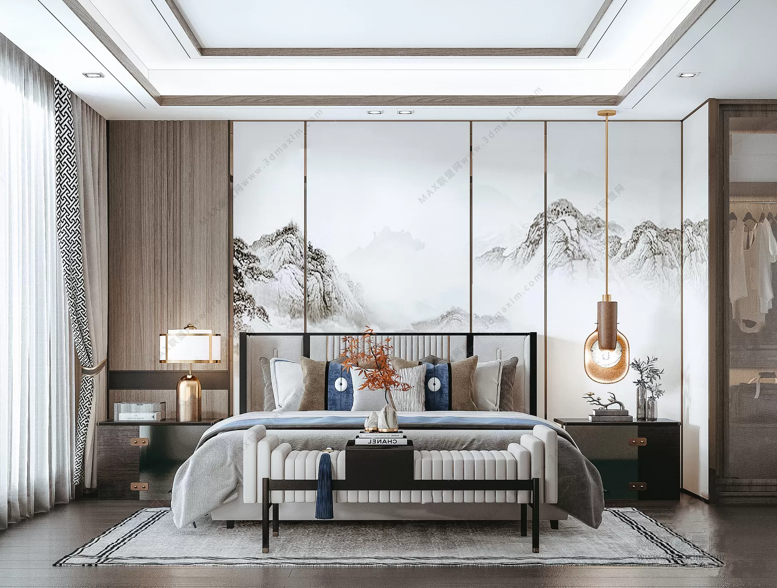 Bedroom – Interior Design – Chinese Design – 004