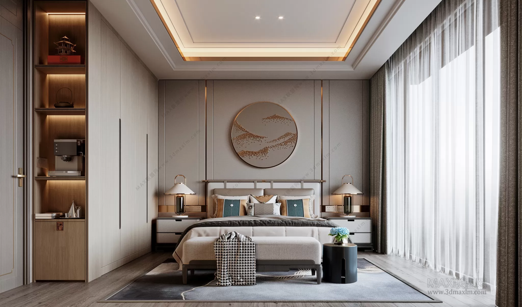 Bedroom – Interior Design – Chinese Design – 006