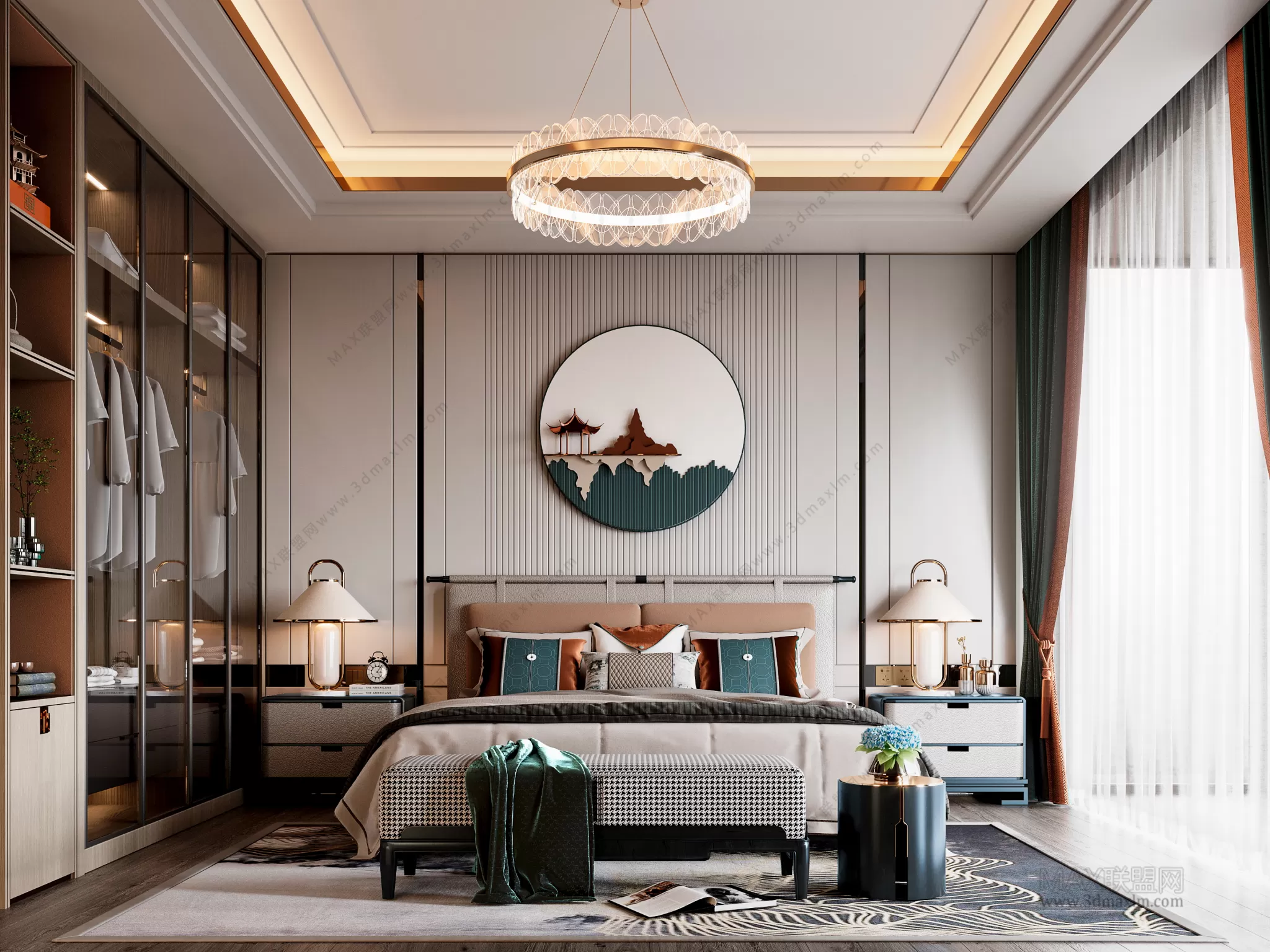 Bedroom – Interior Design – Chinese Design – 007