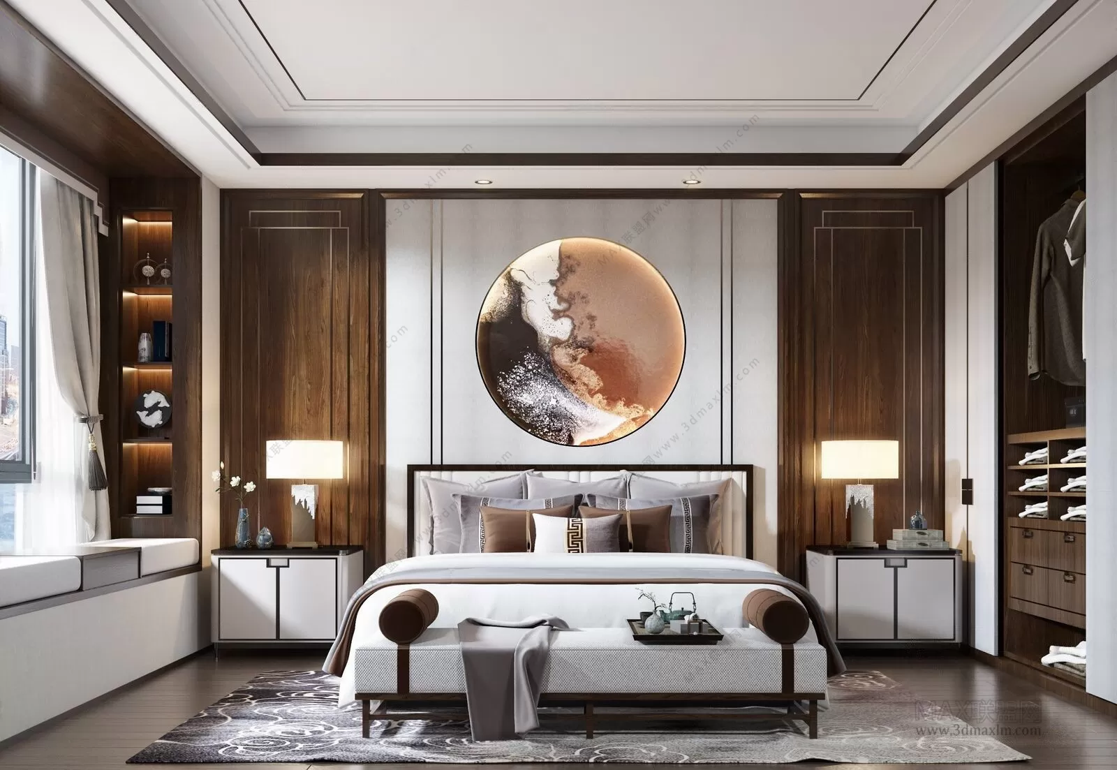 Bedroom – Interior Design – Chinese Design – 009