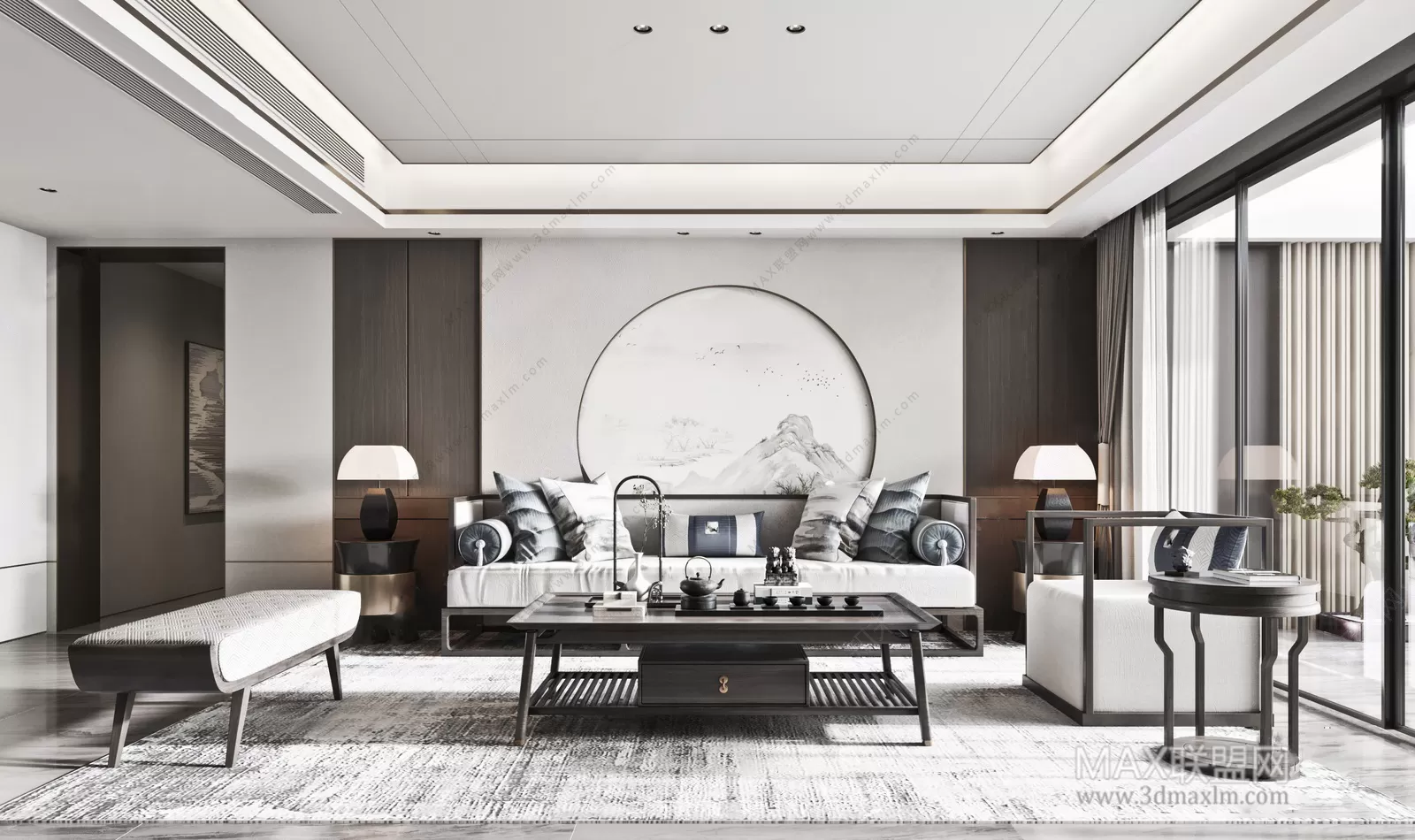Living Room – Interior Design – Chinese Design – 003