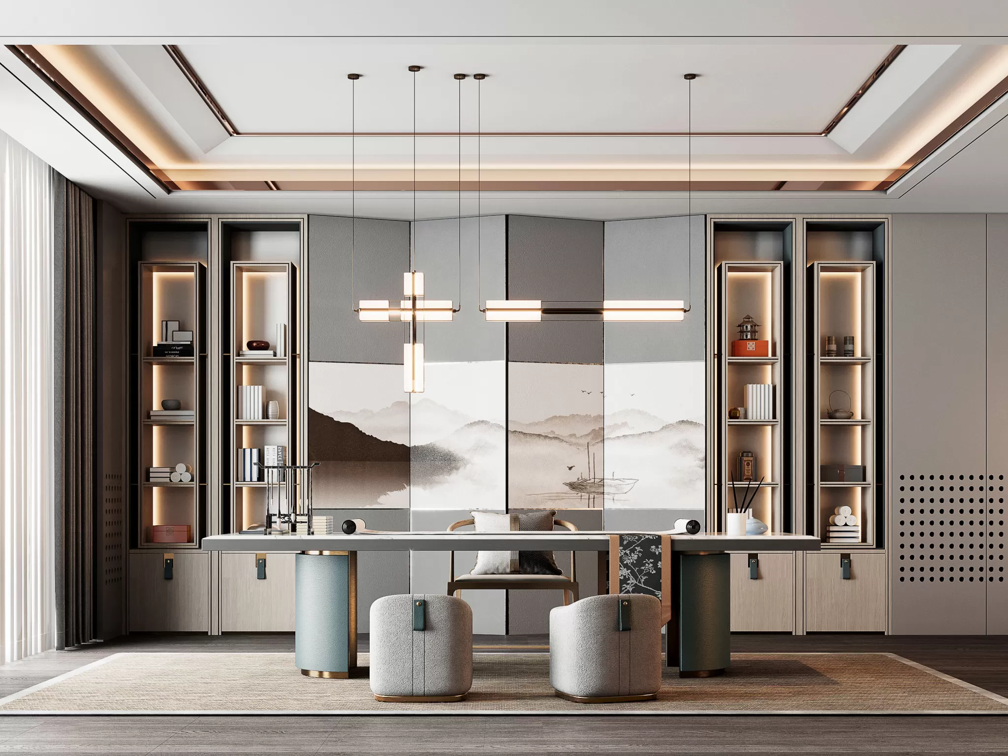 Tearoom – Interior Design – Chinese Design – 012