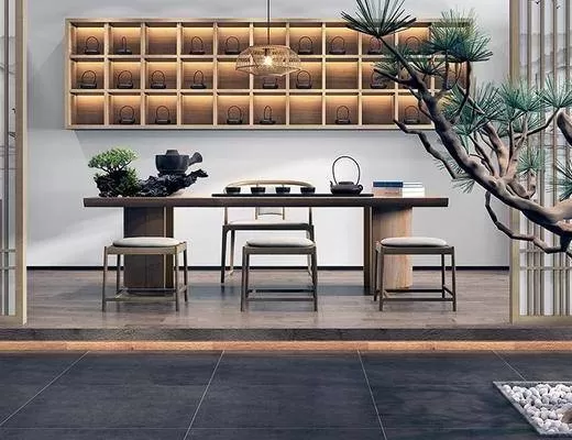 Tearoom – Interior Design – Chinese Design – 013