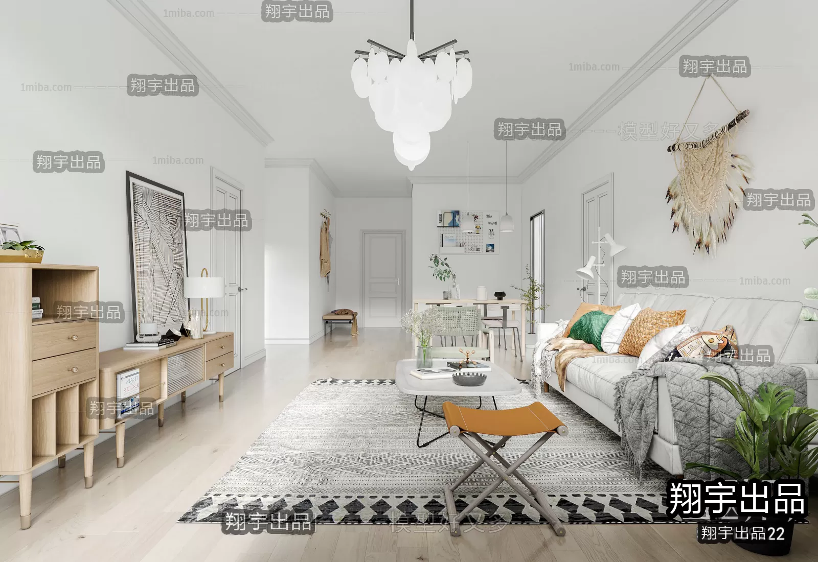 Living Room – Scandinavian architecture – 002