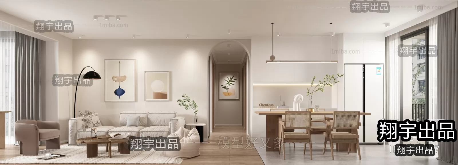 Living Room – Scandinavian architecture – 008