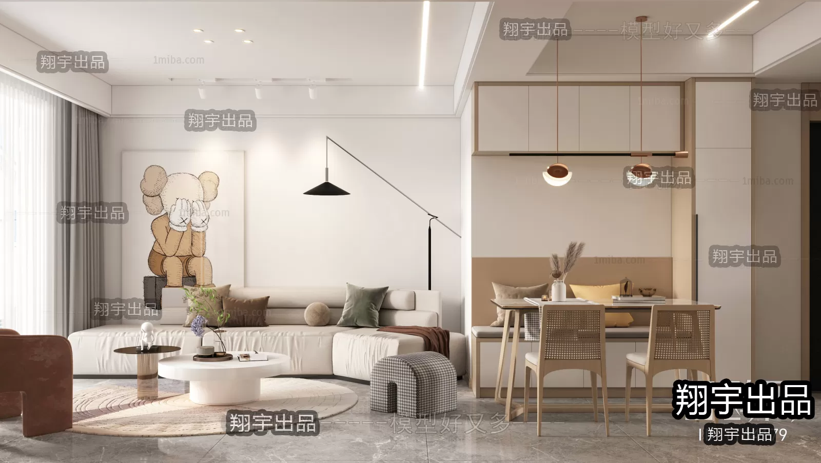 Living Room – Scandinavian architecture – 017