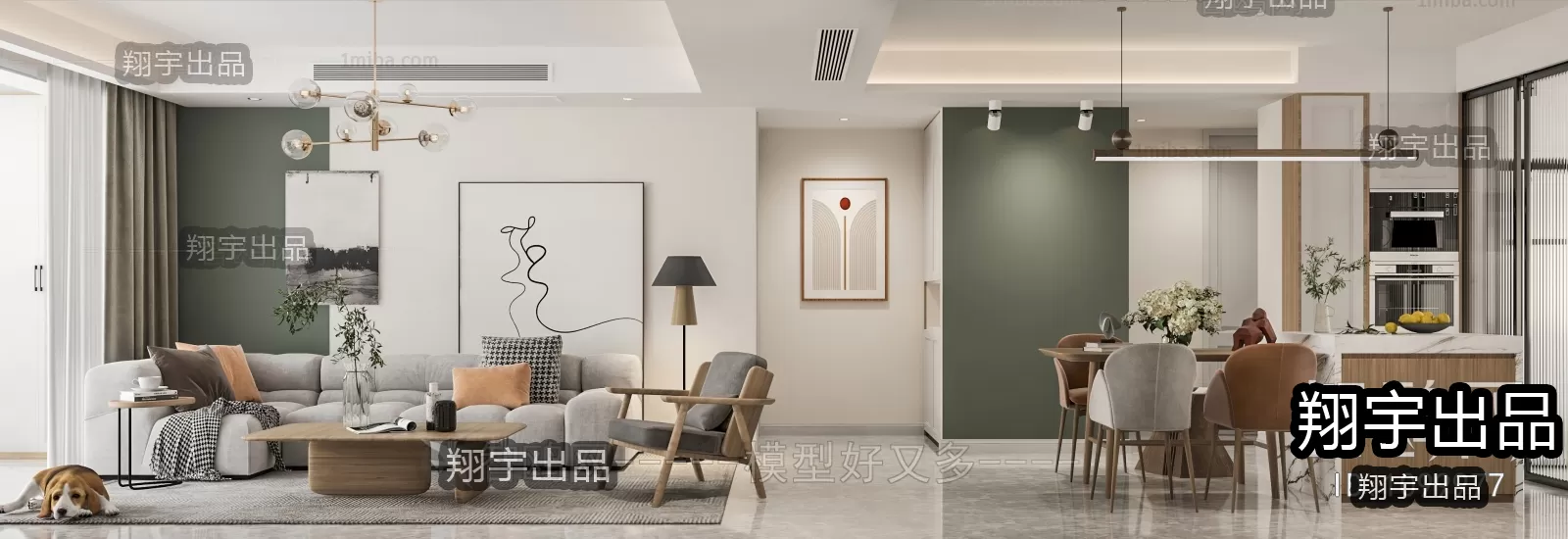 Living Room – Scandinavian architecture – 019