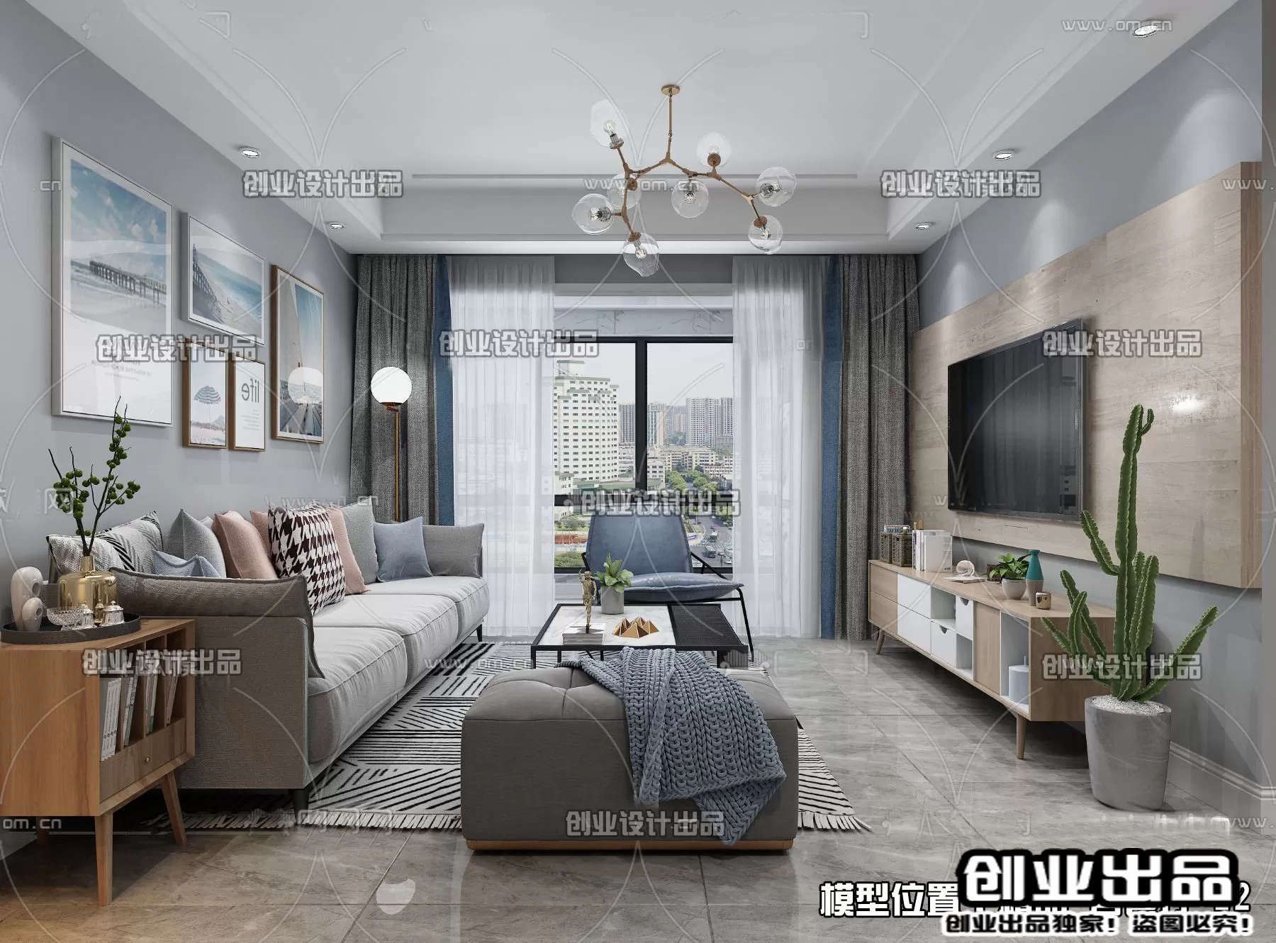 Living Room – Scandinavian architecture – 030