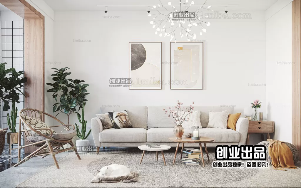 Living Room – Scandinavian architecture – 035