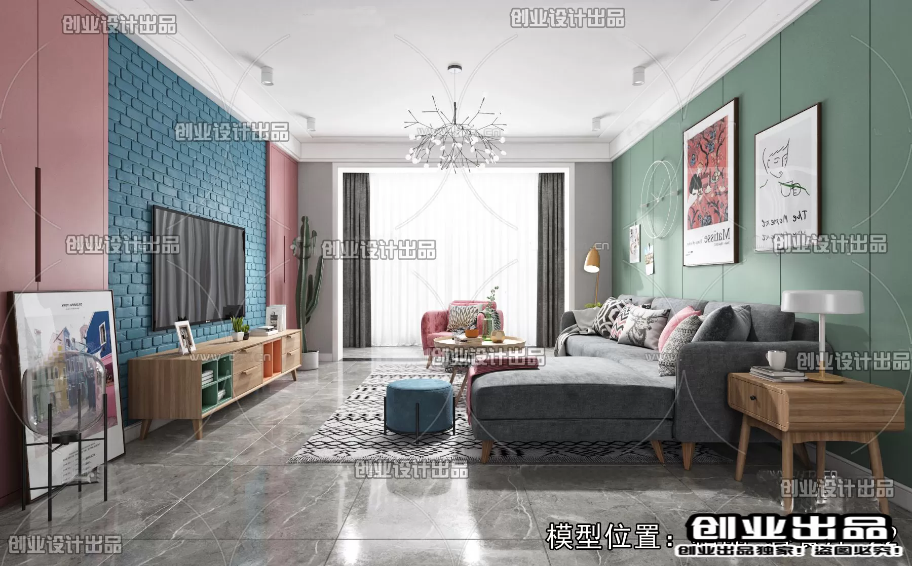 Living Room – Scandinavian architecture – 037