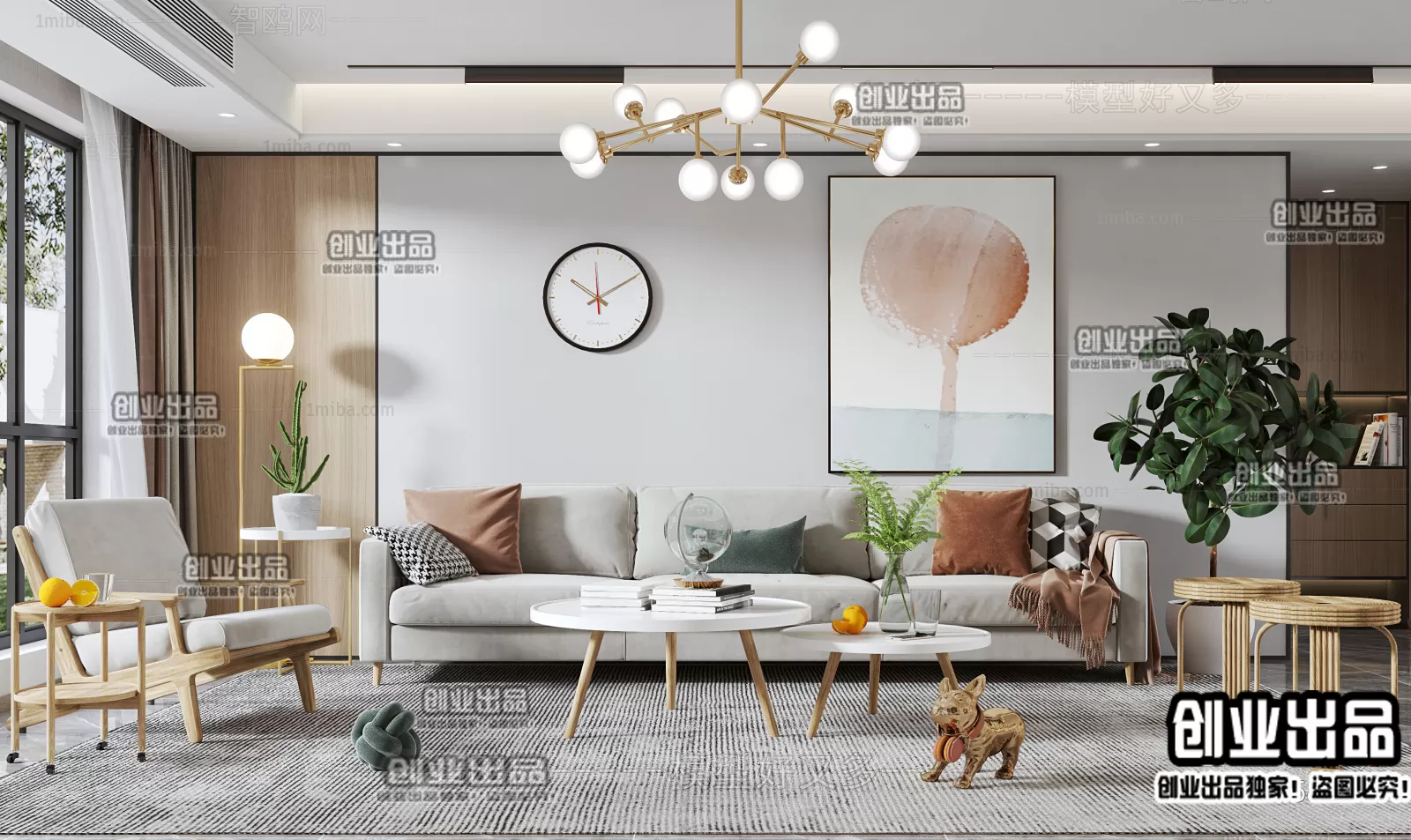 Living Room – Scandinavian architecture – 045