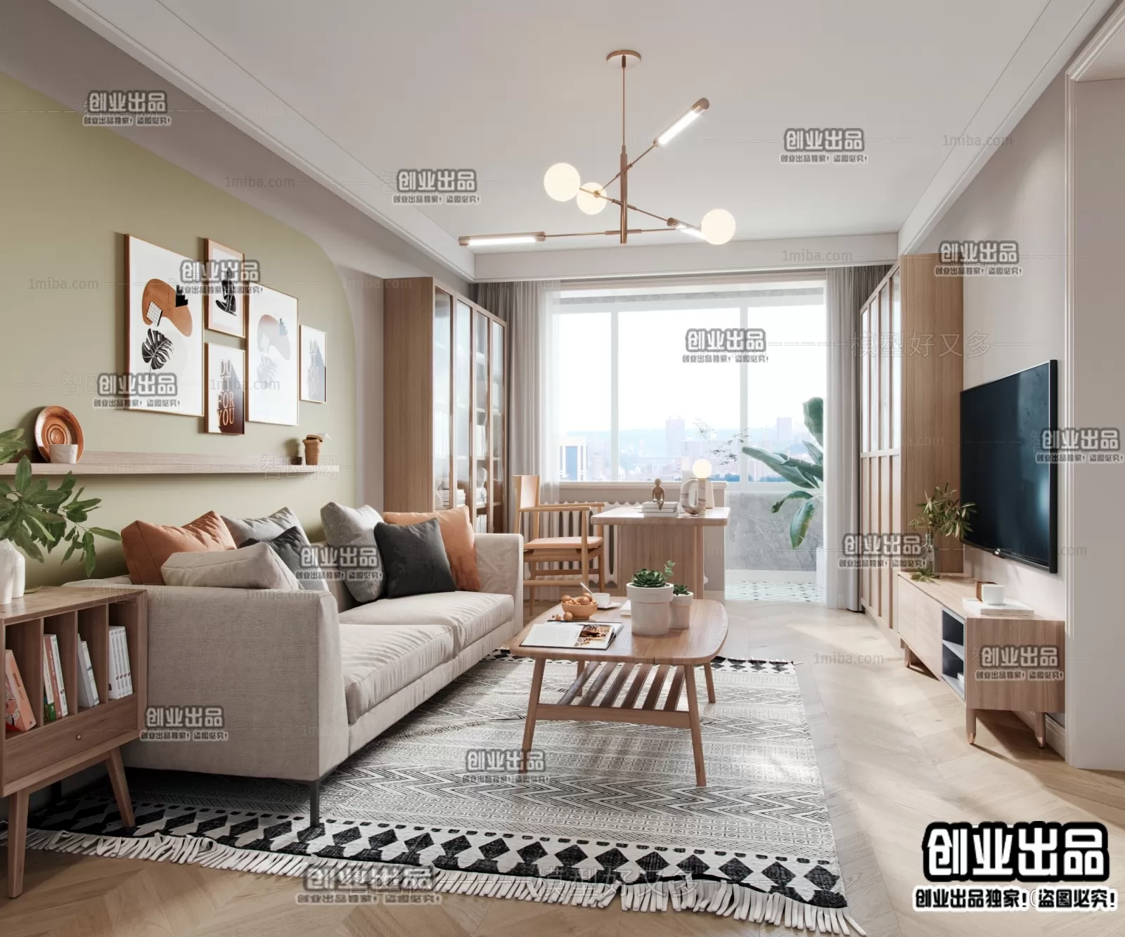 Living Room – Scandinavian architecture – 046