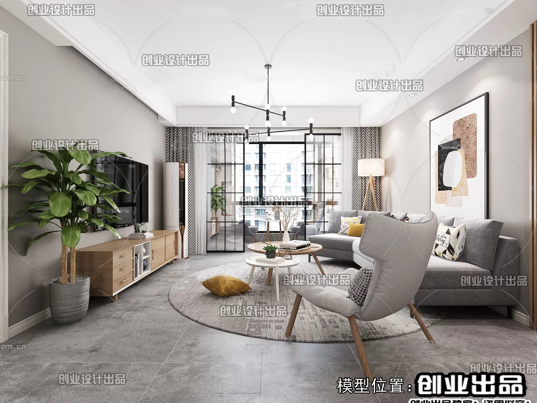 Living Room – Scandinavian architecture – 048
