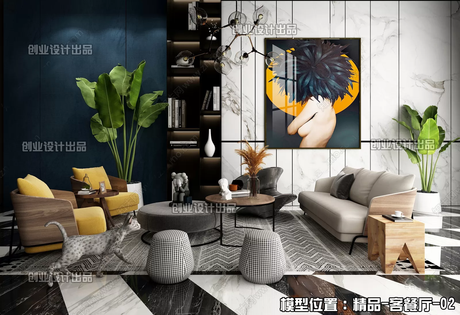 Living Room – Scandinavian architecture – 054