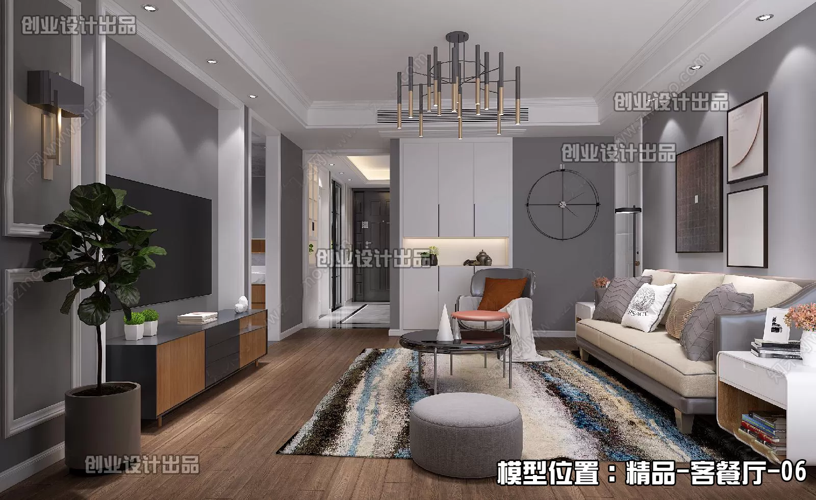 Living Room – Scandinavian architecture – 060