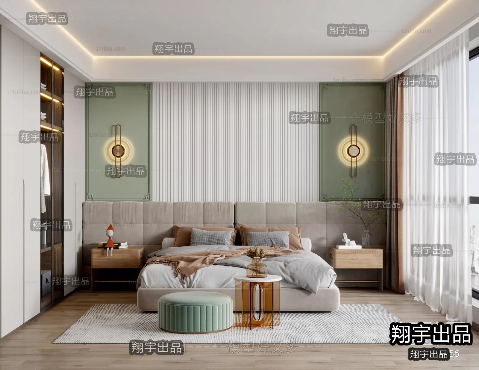 Bedroom – Scandinavian architecture – 002