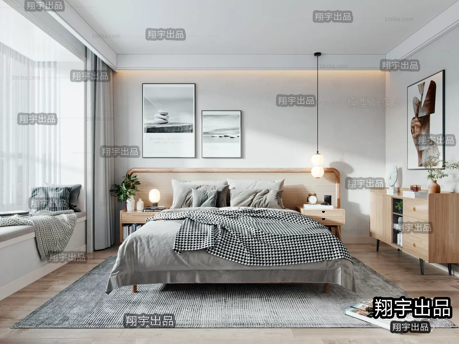 Bedroom – Scandinavian architecture – 007