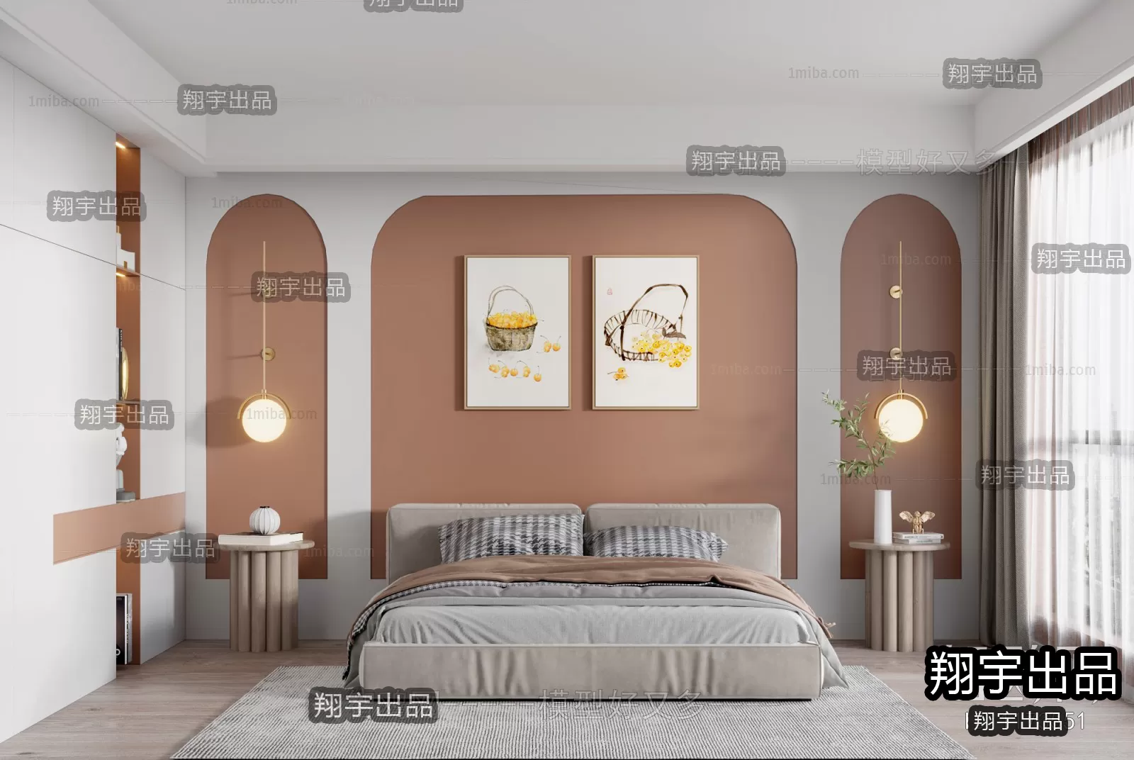 Bedroom – Scandinavian architecture – 008