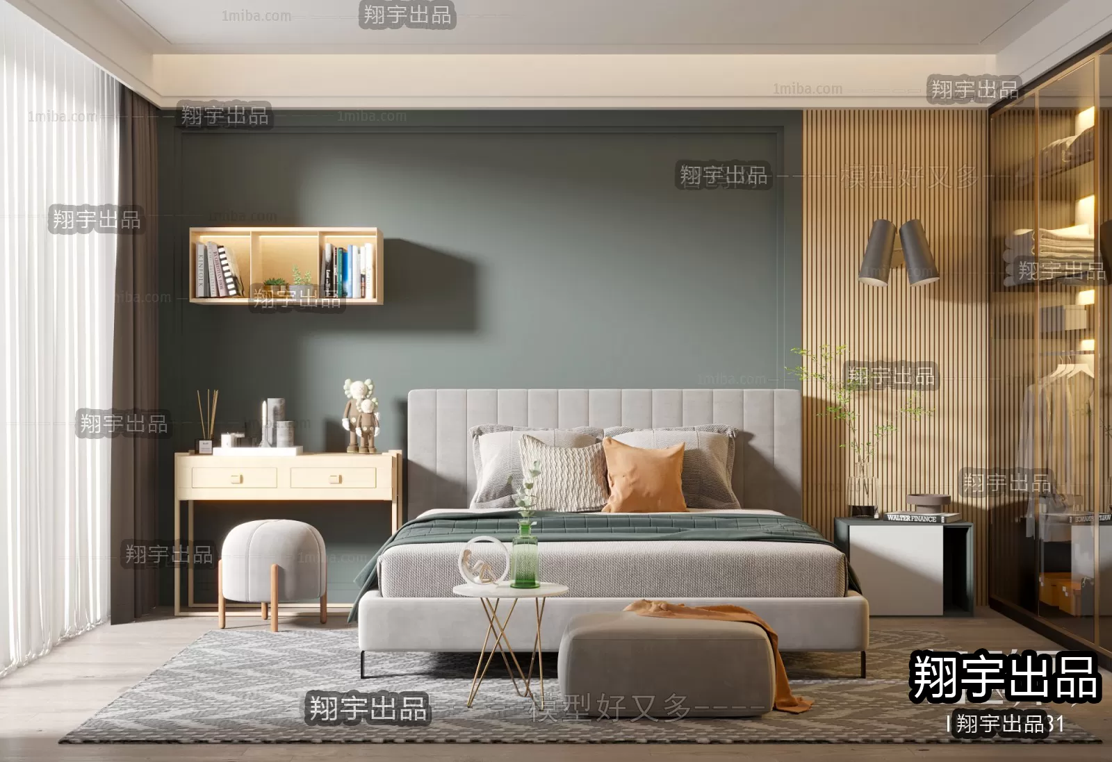 Bedroom – Scandinavian architecture – 010