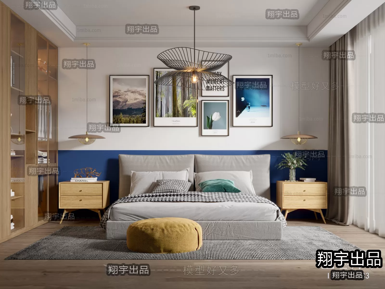 Bedroom – Scandinavian architecture – 013