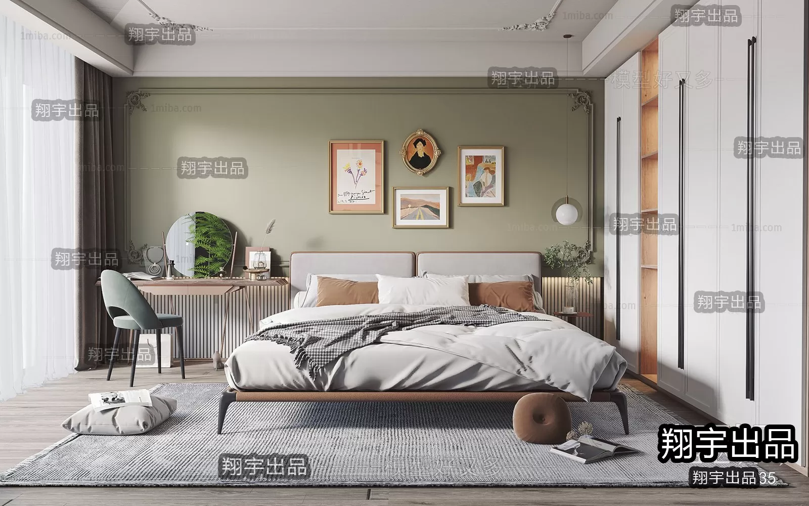 Bedroom – Scandinavian architecture – 019