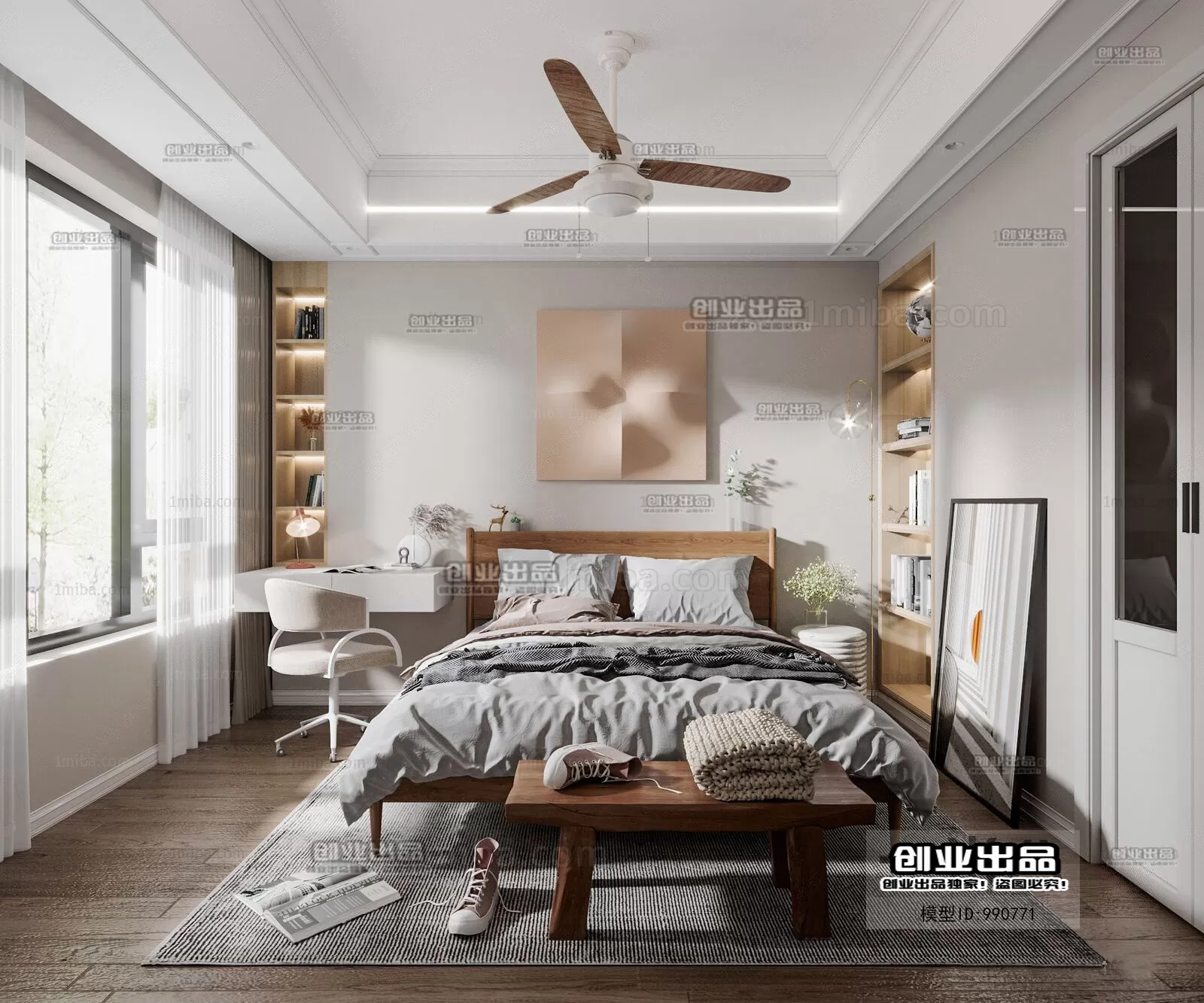 Bedroom – Scandinavian architecture – 028