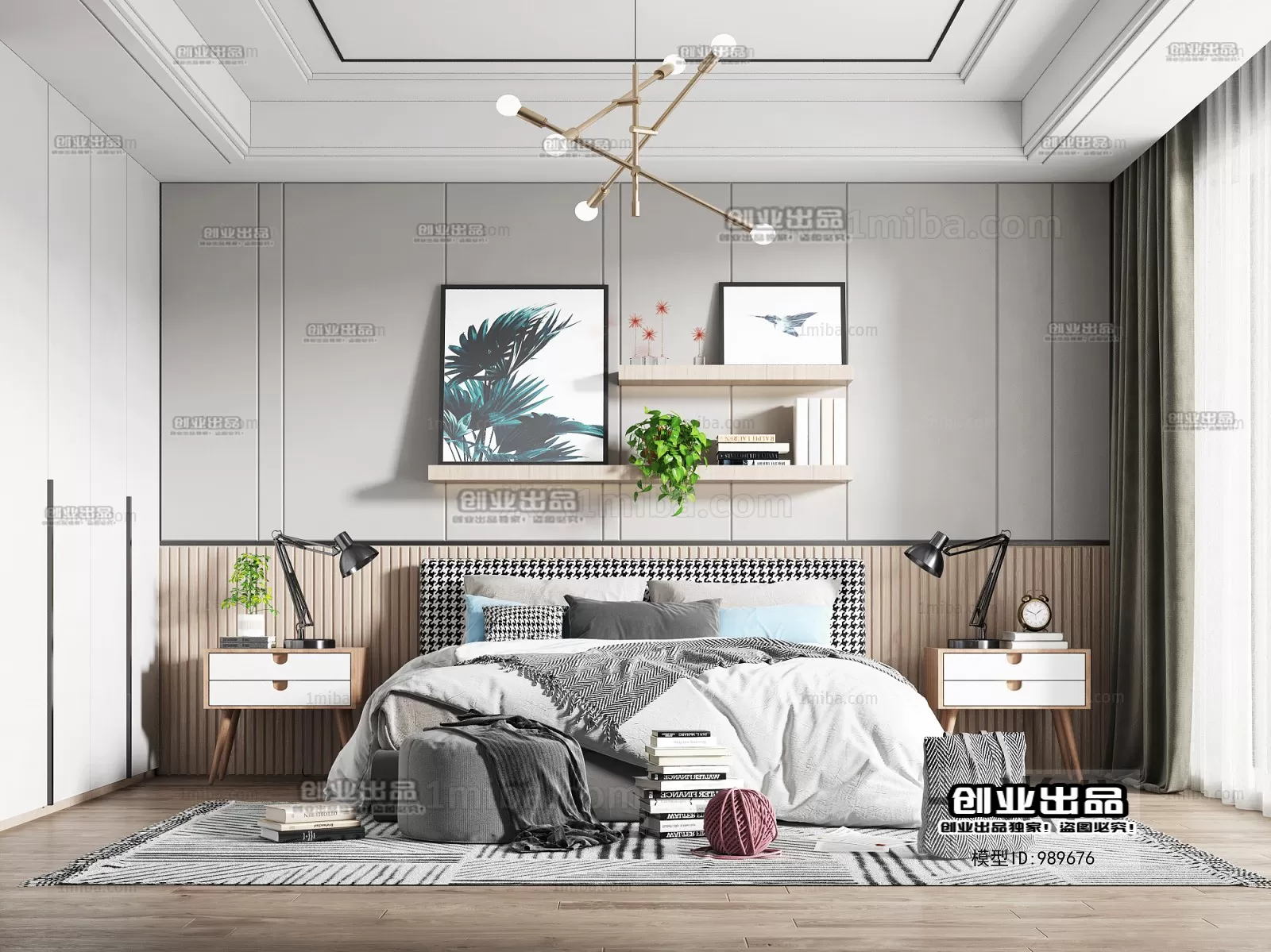 Bedroom – Scandinavian architecture – 029