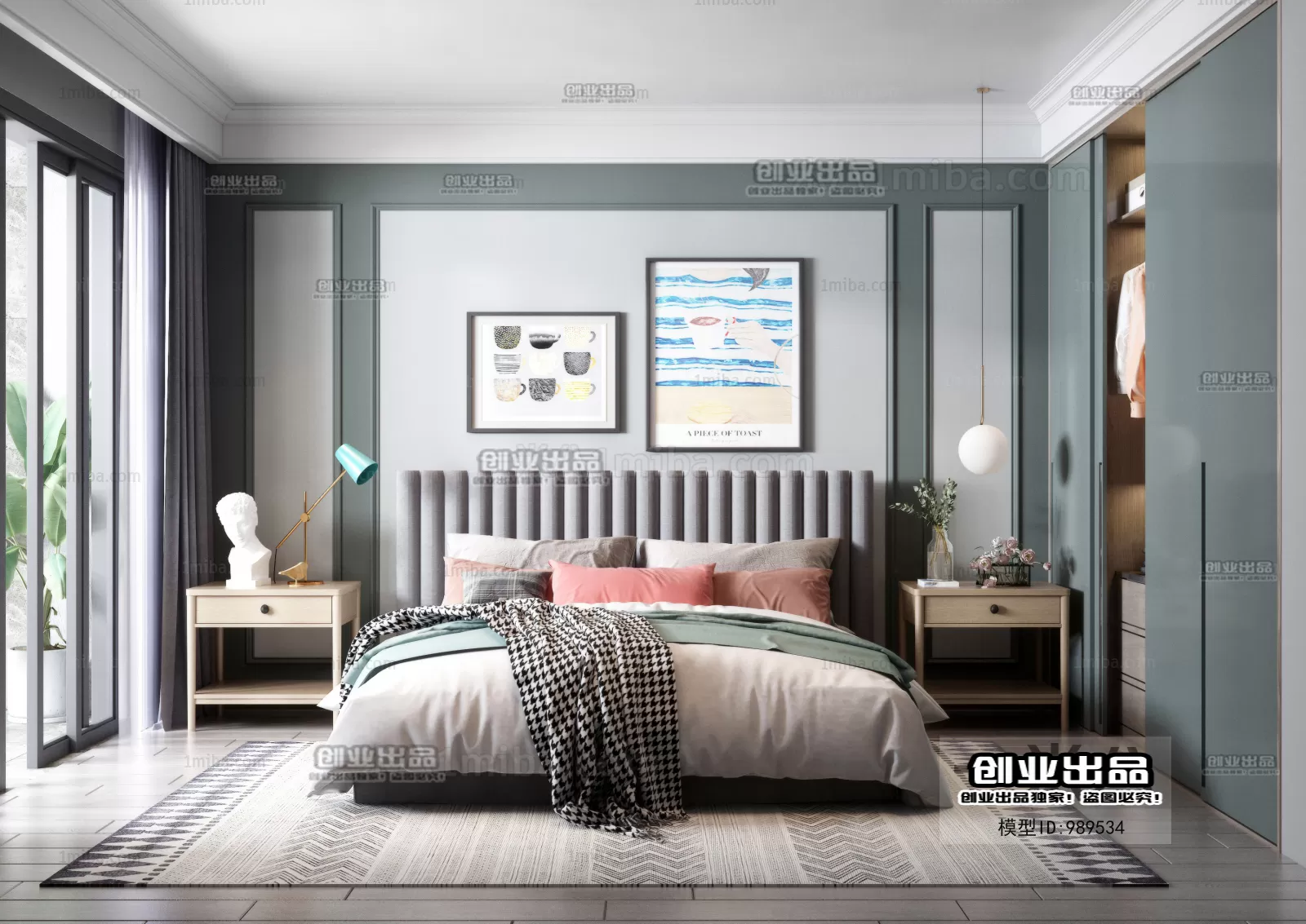 Bedroom – Scandinavian architecture – 031