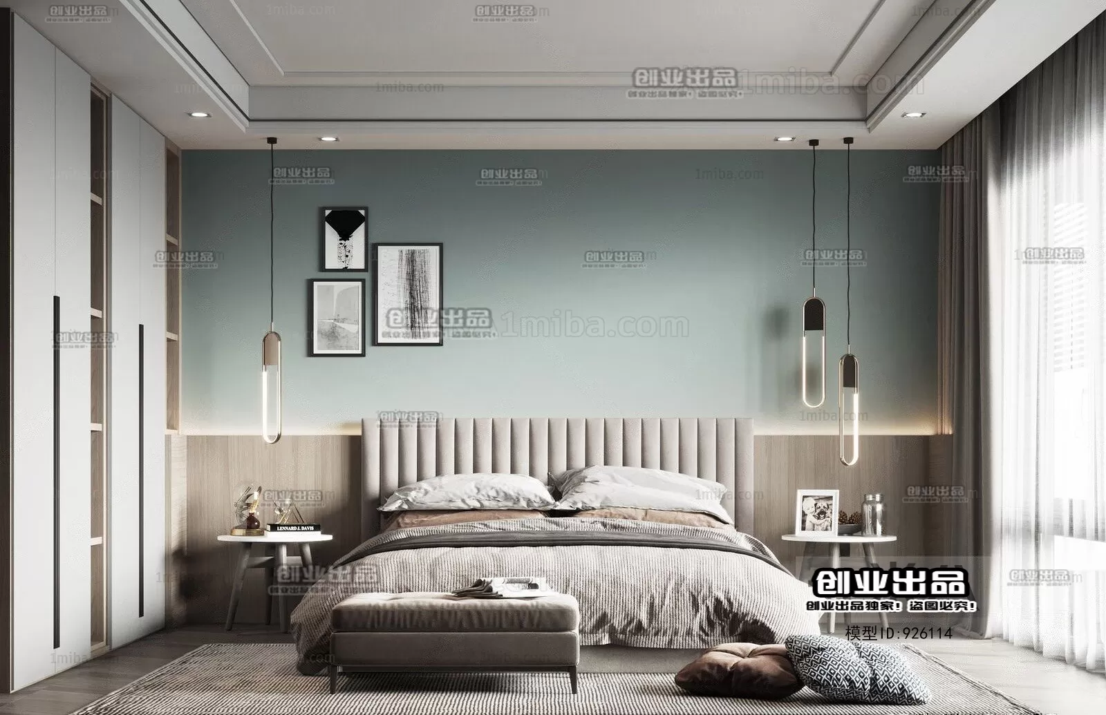 Bedroom – Scandinavian architecture – 033