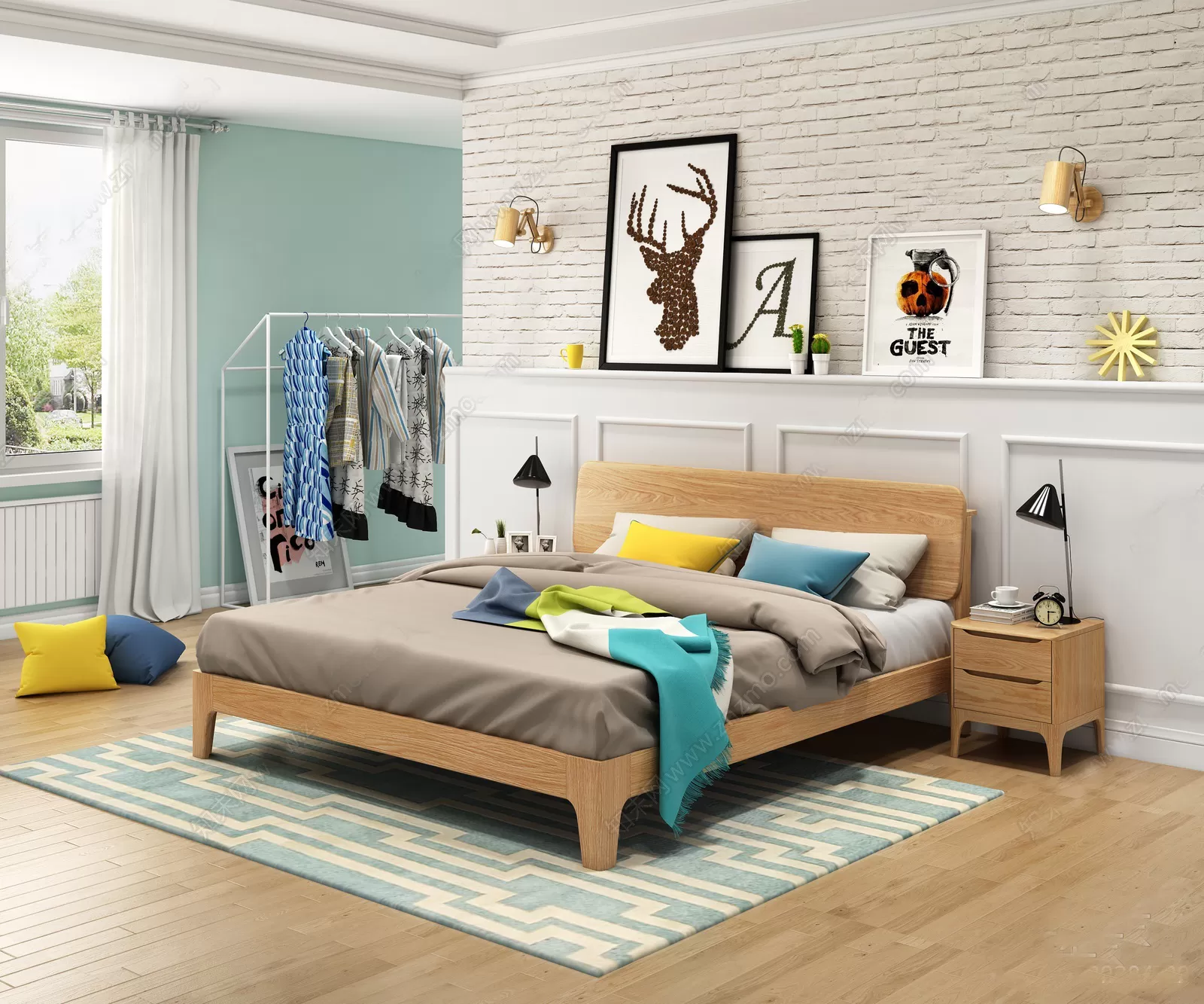 Bedroom – Scandinavian architecture – 035