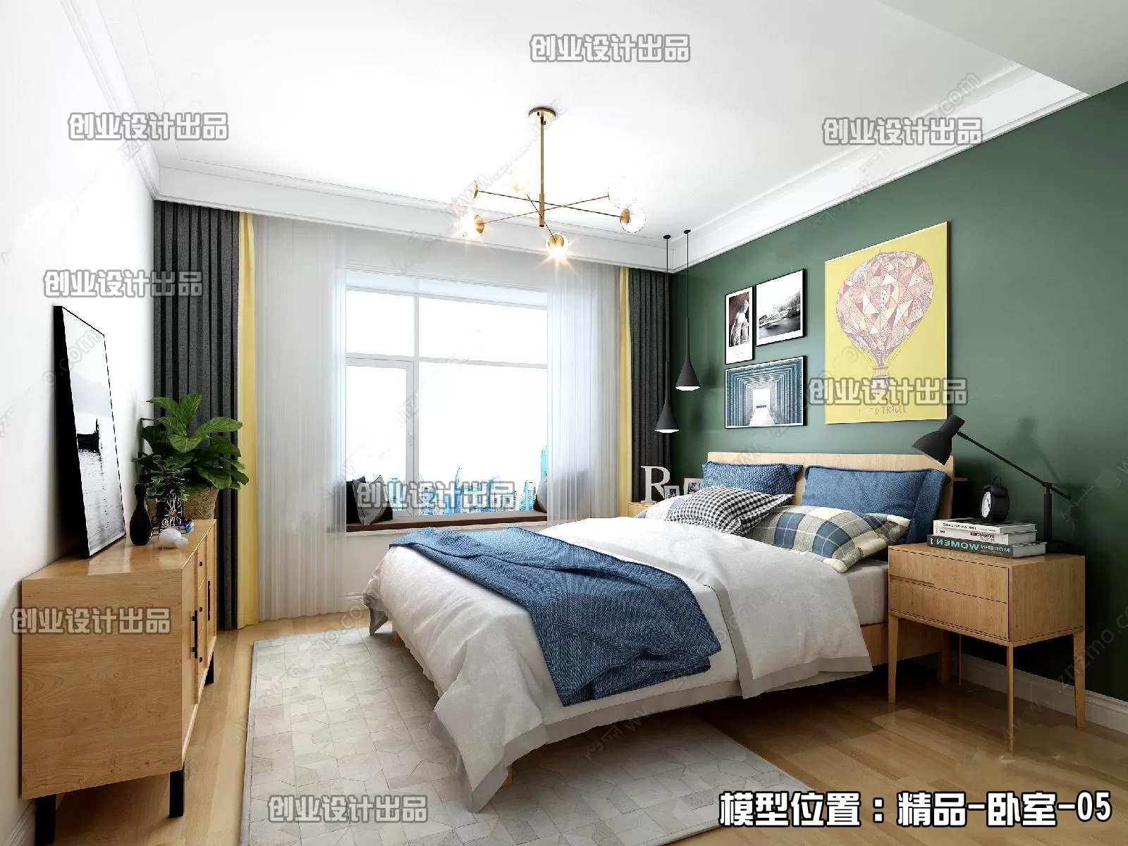 Bedroom – Scandinavian architecture – 037