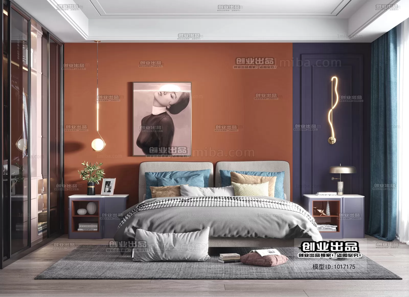 Bedroom – Scandinavian architecture – 044