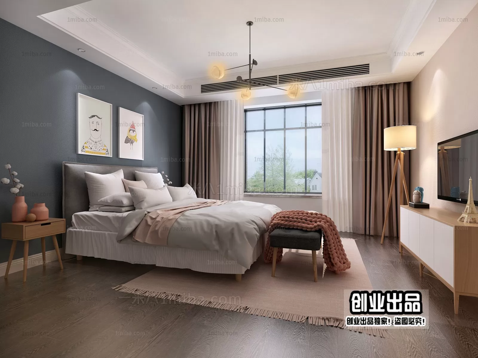 Bedroom – Scandinavian architecture – 060