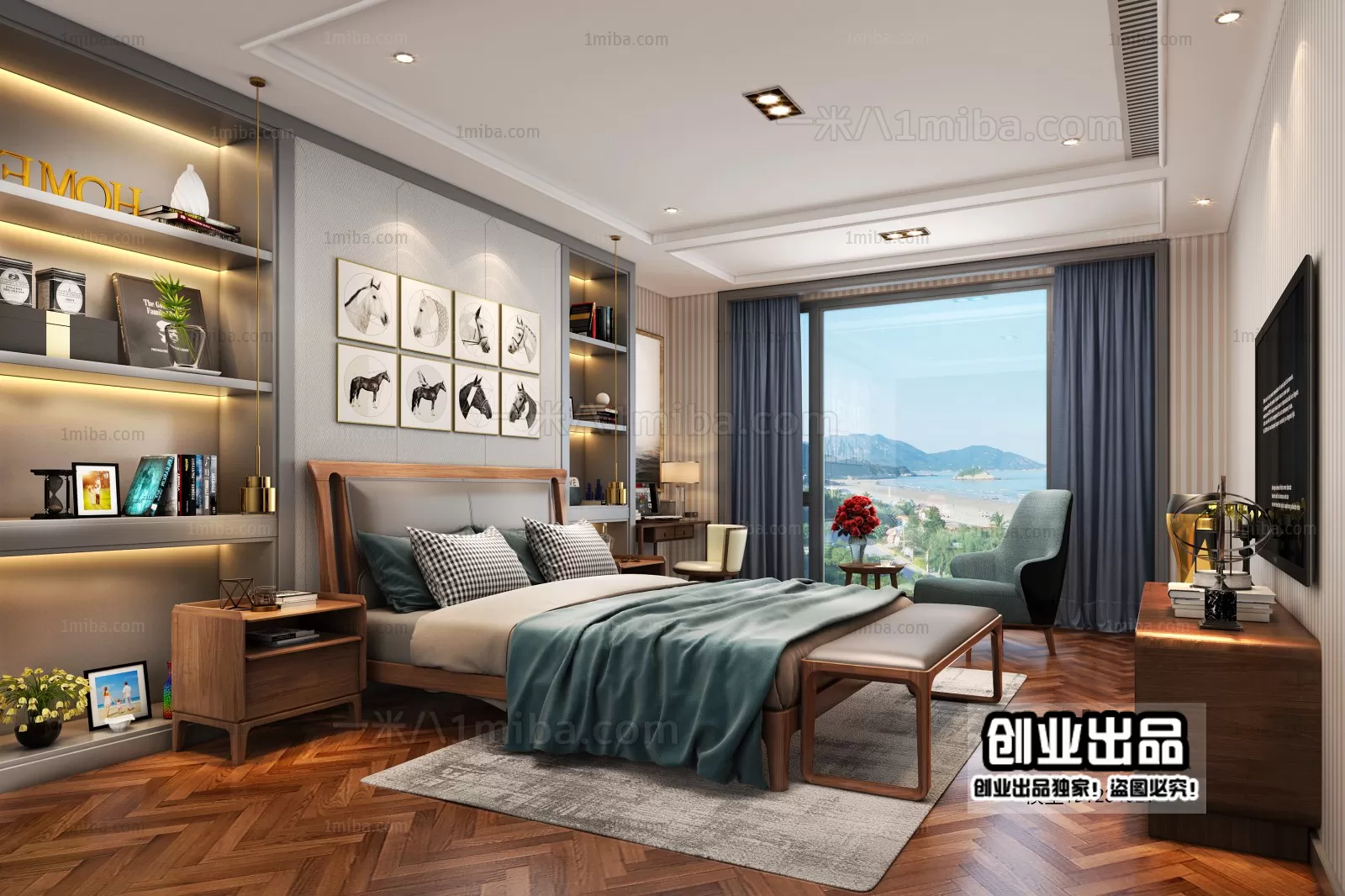 Bedroom – Scandinavian architecture – 061