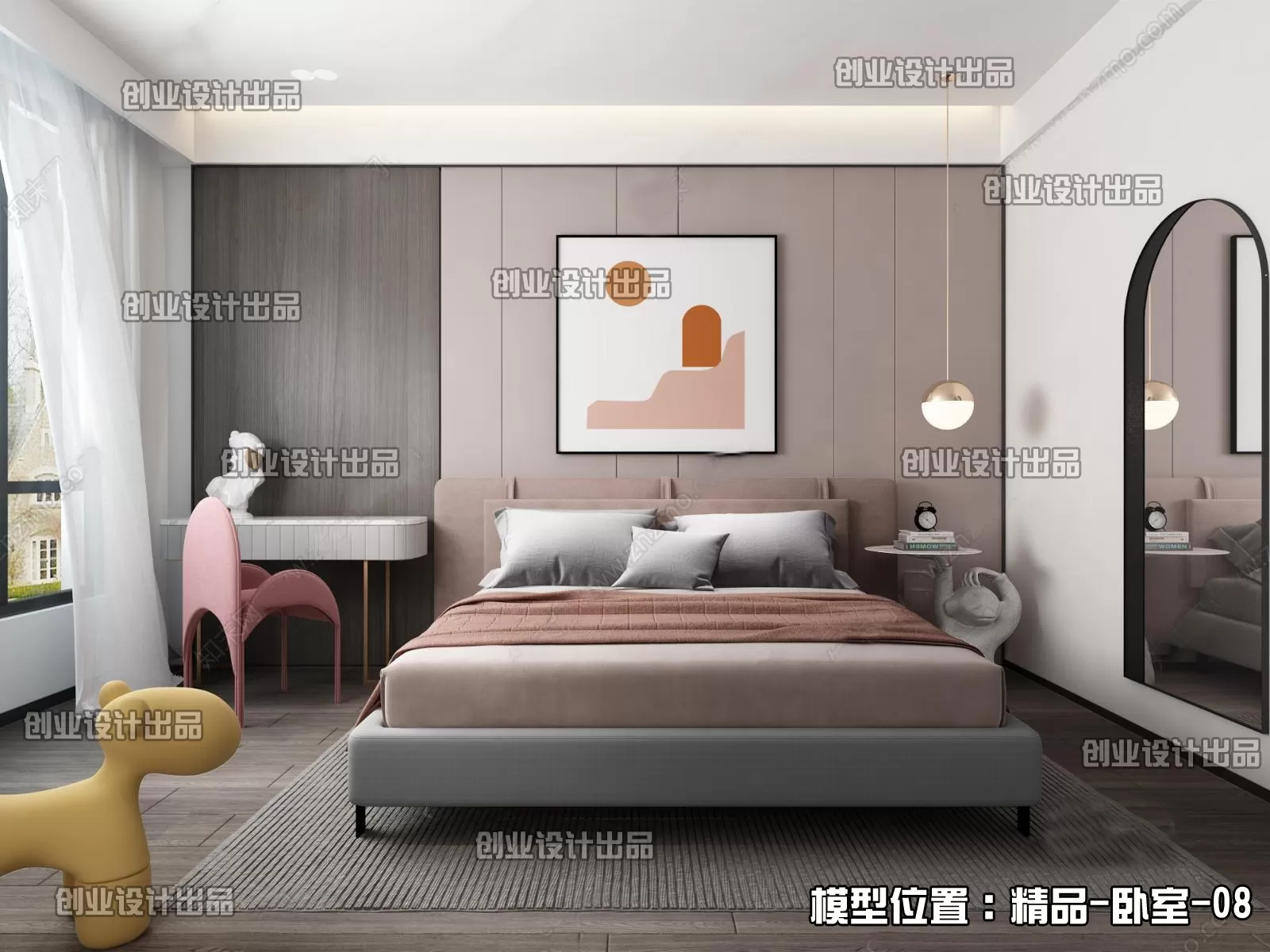 Bedroom – Scandinavian architecture – 064