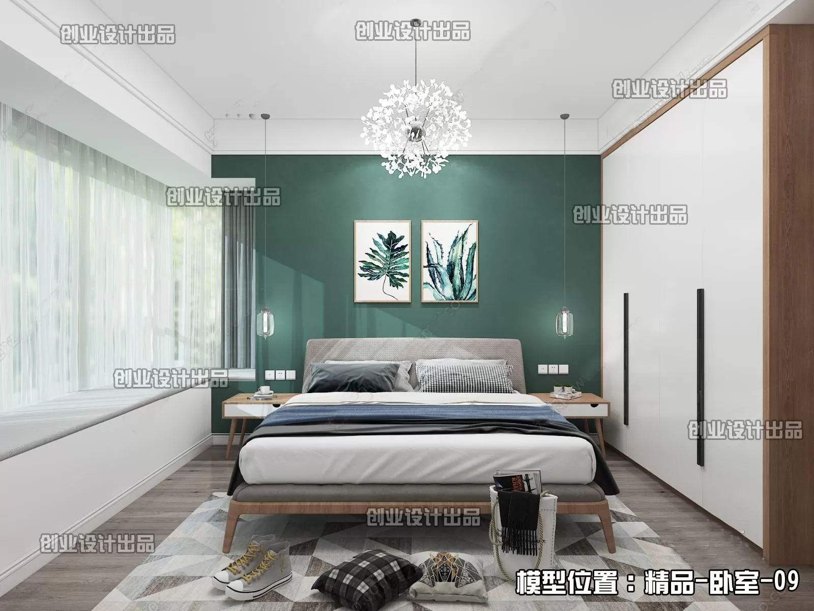 Bedroom – Scandinavian architecture – 065