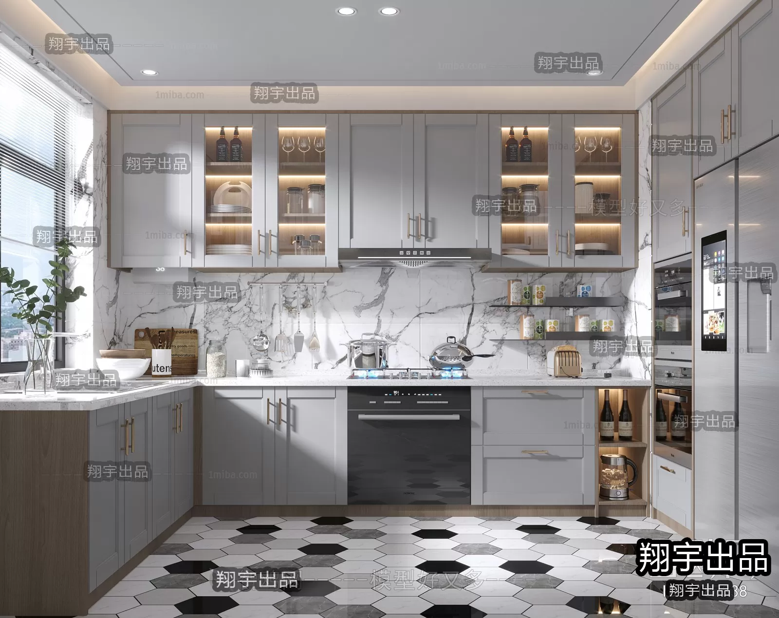 Kitchen – Scandinavian architecture – 011