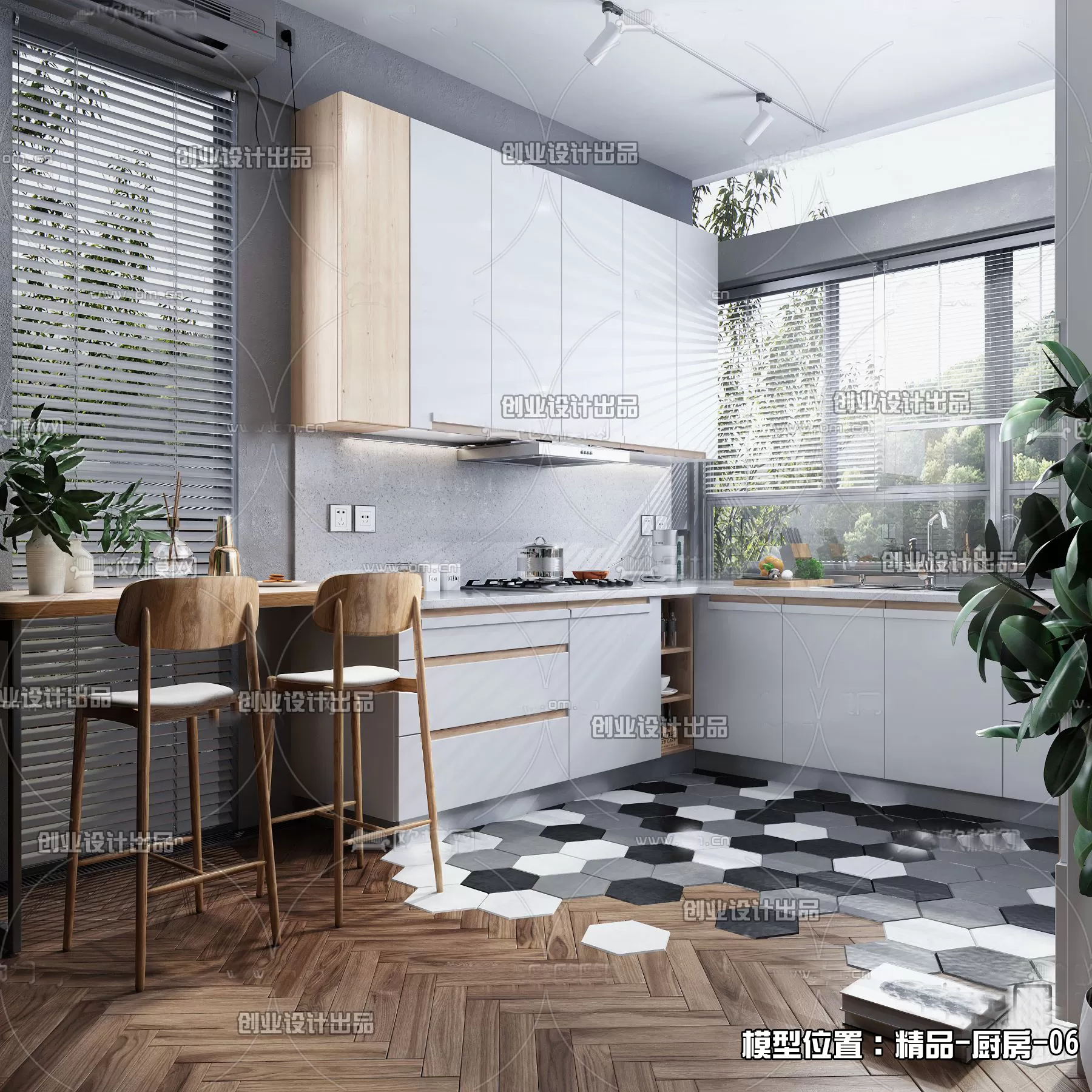 Kitchen – Scandinavian architecture – 027